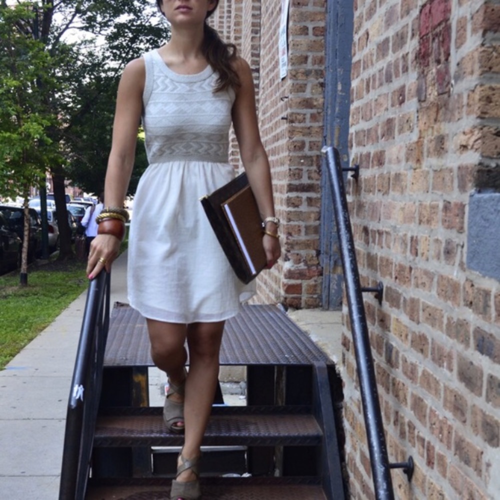 Rachel by rachel roy open back knit dress